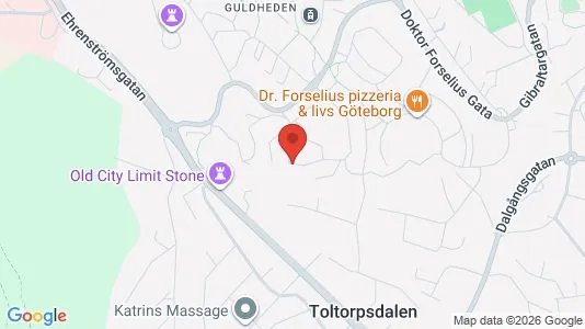 Apartments for rent i Gothenburg City Centre - kort over placeringen