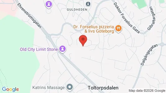 Apartments for rent i Gothenburg City Centre - kort over placeringen