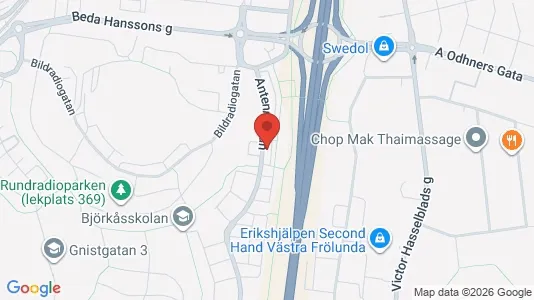 Apartments for rent i Askim-Frölunda-Högsbo - kort over placeringen