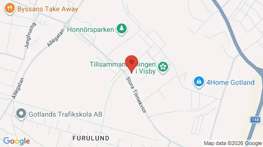 Apartments for rent i Gotland - kort over placeringen