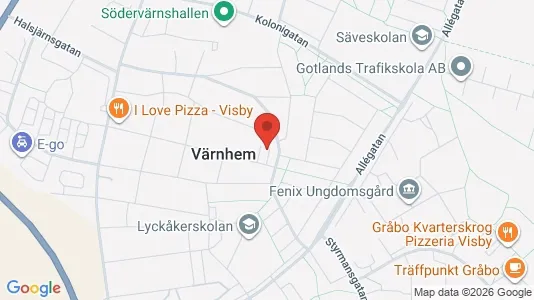 Apartments for rent i Gotland - kort over placeringen