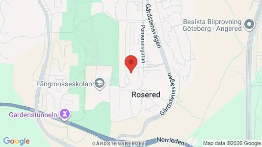 Apartments for rent i Angered - kort over placeringen