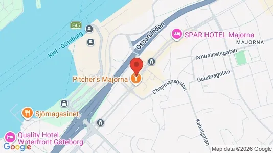Apartments for rent i Majorna-Linné - kort over placeringen