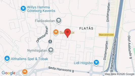 Apartments for rent i Askim-Frölunda-Högsbo - kort over placeringen