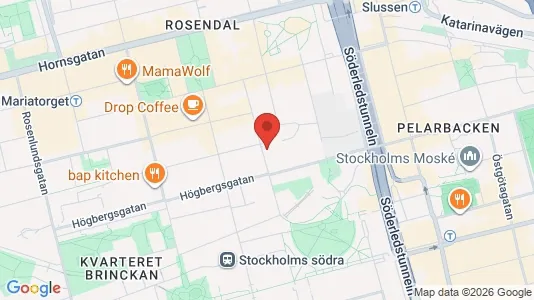 Apartments for rent i Södermalm - kort over placeringen