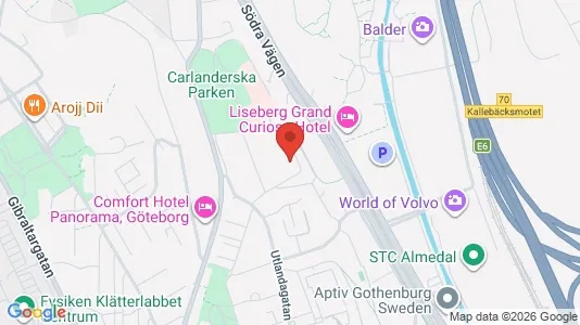 Apartments for rent i Johanneberg - kort over placeringen