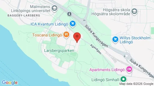 Apartments for rent i Lidingö - kort over placeringen