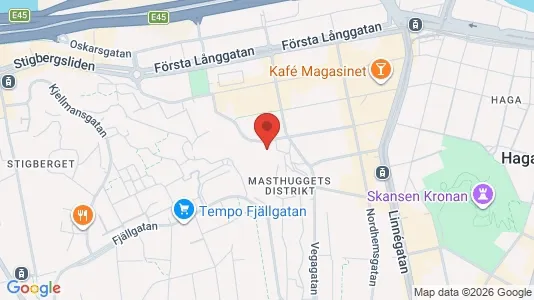 Apartments for rent i Gothenburg City Centre - kort over placeringen