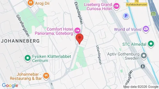 Apartments for rent i Johanneberg - kort over placeringen