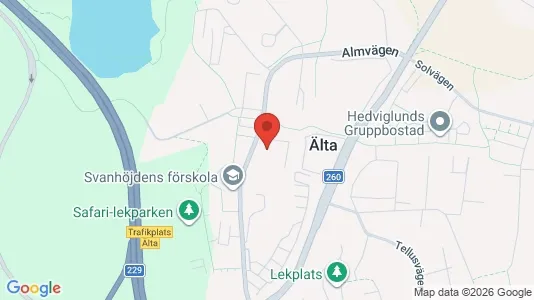 Apartments for rent i Nacka - kort over placeringen