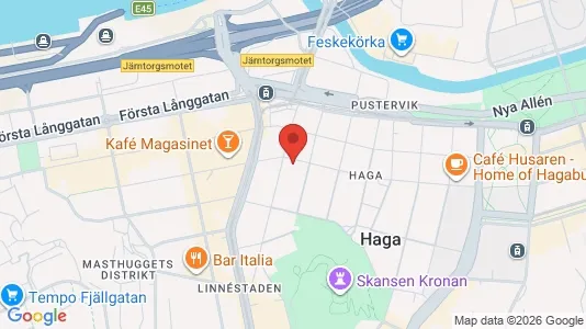 Apartments for rent i Gothenburg City Centre - kort over placeringen