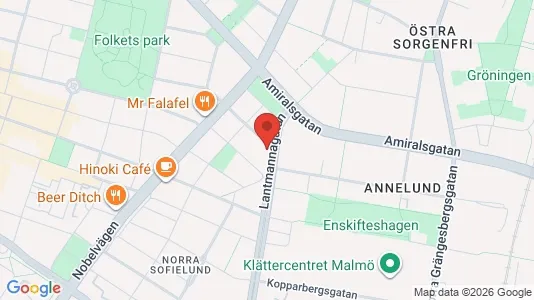 Apartments for rent i Malmö City - kort over placeringen