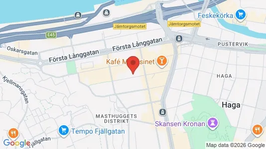 Apartments for rent i Gothenburg City Centre - kort over placeringen