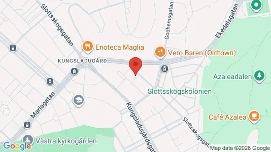 Apartments for rent i Majorna-Linné - kort over placeringen