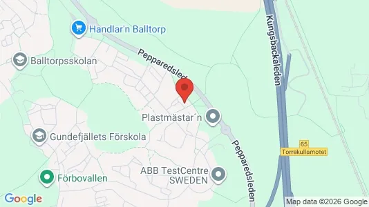 Apartments for rent i Mölndal - kort over placeringen