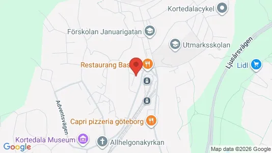 Apartments for rent i Gothenburg East - kort over placeringen