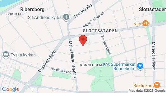 Apartments for rent i Malmö City - kort over placeringen