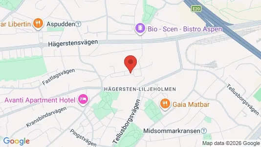 Apartments for rent i Stockholm South - kort over placeringen