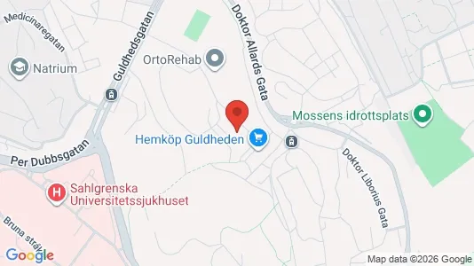 Apartments for rent i Gothenburg City Centre - kort over placeringen