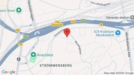 Apartments for rent i Örgryte-Härlanda - kort over placeringen
