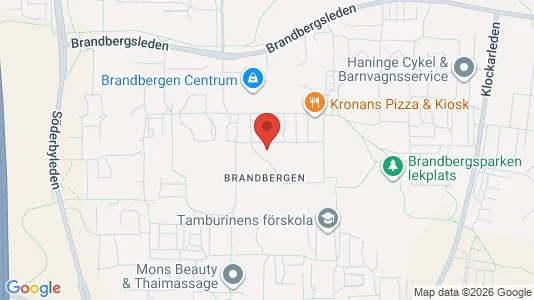 Apartments for rent i Haninge - kort over placeringen