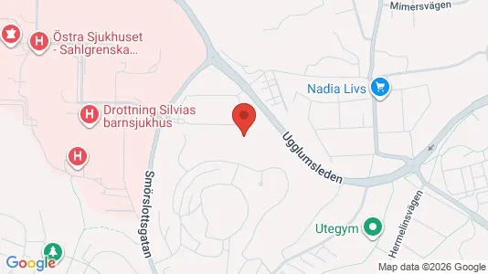 Apartments for rent i Örgryte-Härlanda - kort over placeringen