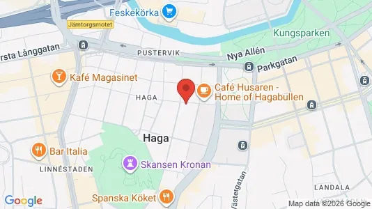 Apartments for rent i Gothenburg City Centre - kort over placeringen