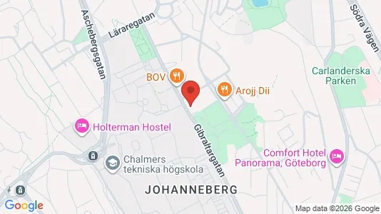 Apartments for rent i Johanneberg - kort over placeringen