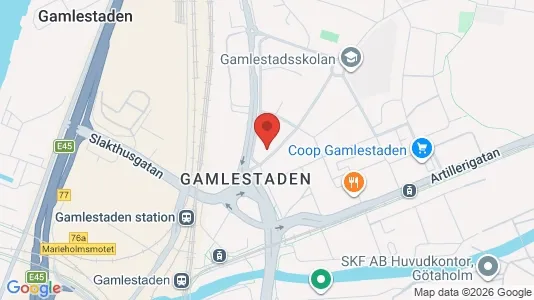 Apartments for rent i Gothenburg East - kort over placeringen