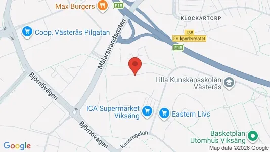 Apartments for rent i Västerås - kort over placeringen