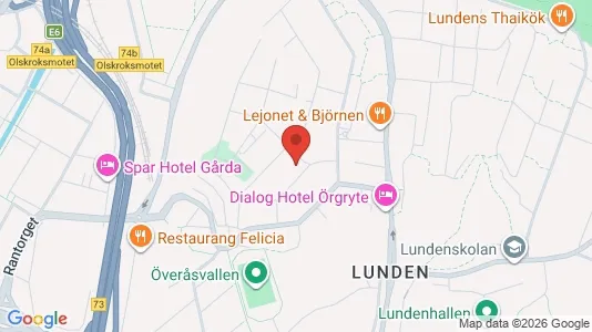 Apartments for rent i Örgryte-Härlanda - kort over placeringen