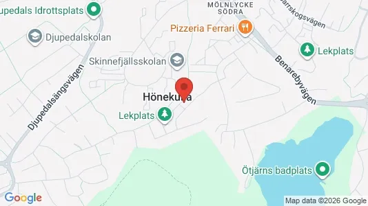 Apartments for rent i Härryda - kort over placeringen