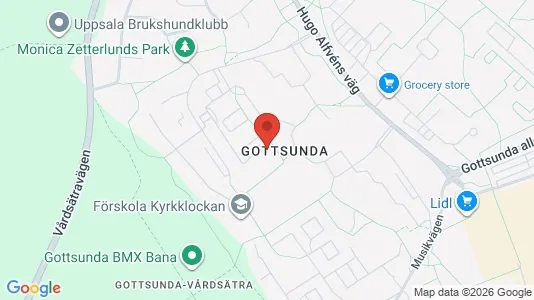 Apartments for rent i Uppsala - kort over placeringen