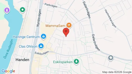 Apartments for rent i Haninge - kort over placeringen