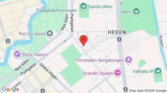 Apartments for rent i Gothenburg City Centre - kort over placeringen