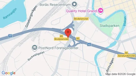 Apartments for rent i Borås - kort over placeringen