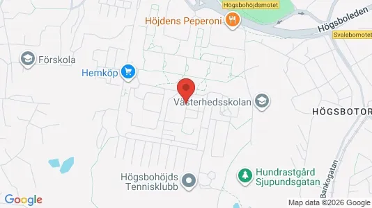 Apartments for rent i Majorna-Linné - kort over placeringen