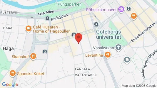 Apartments for rent i Gothenburg City Centre - kort over placeringen