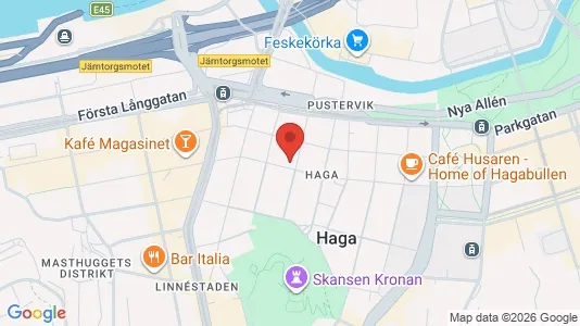 Apartments for rent i Gothenburg City Centre - kort over placeringen
