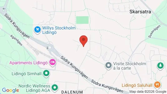 Apartments for rent i Lidingö - kort over placeringen