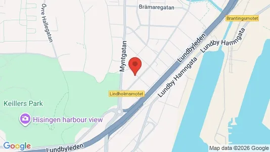 Apartments for rent i Lundby - kort over placeringen