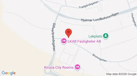 Apartments for rent i Kiruna - kort over placeringen