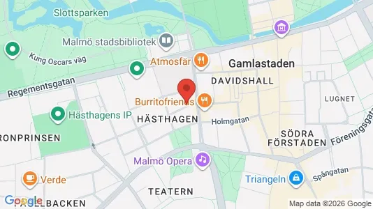 Apartments for rent i Malmö City - kort over placeringen