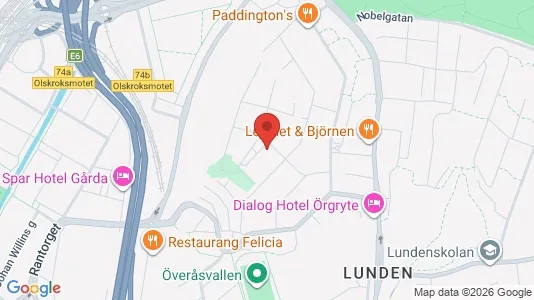Apartments for rent i Örgryte-Härlanda - kort over placeringen