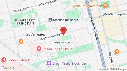 Apartments for rent i Södermalm - kort over placeringen
