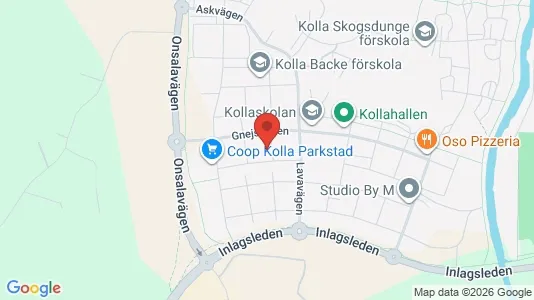 Apartments for rent i Kungsbacka - kort over placeringen
