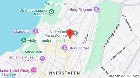 Apartments for rent i Gotland - kort over placeringen