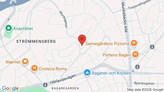 Apartments for rent i Örgryte-Härlanda - kort over placeringen
