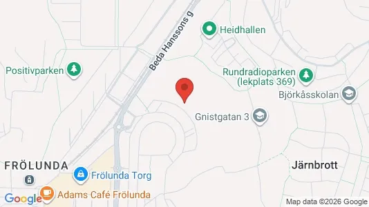 Apartments for rent i Askim-Frölunda-Högsbo - kort over placeringen