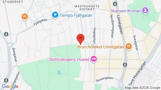 Apartments for rent i Majorna-Linné - kort over placeringen